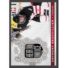 156 Anthony Beauvillier - Heir to the Ice 2017-18 Canadian Tire Upper Deck Team Canada